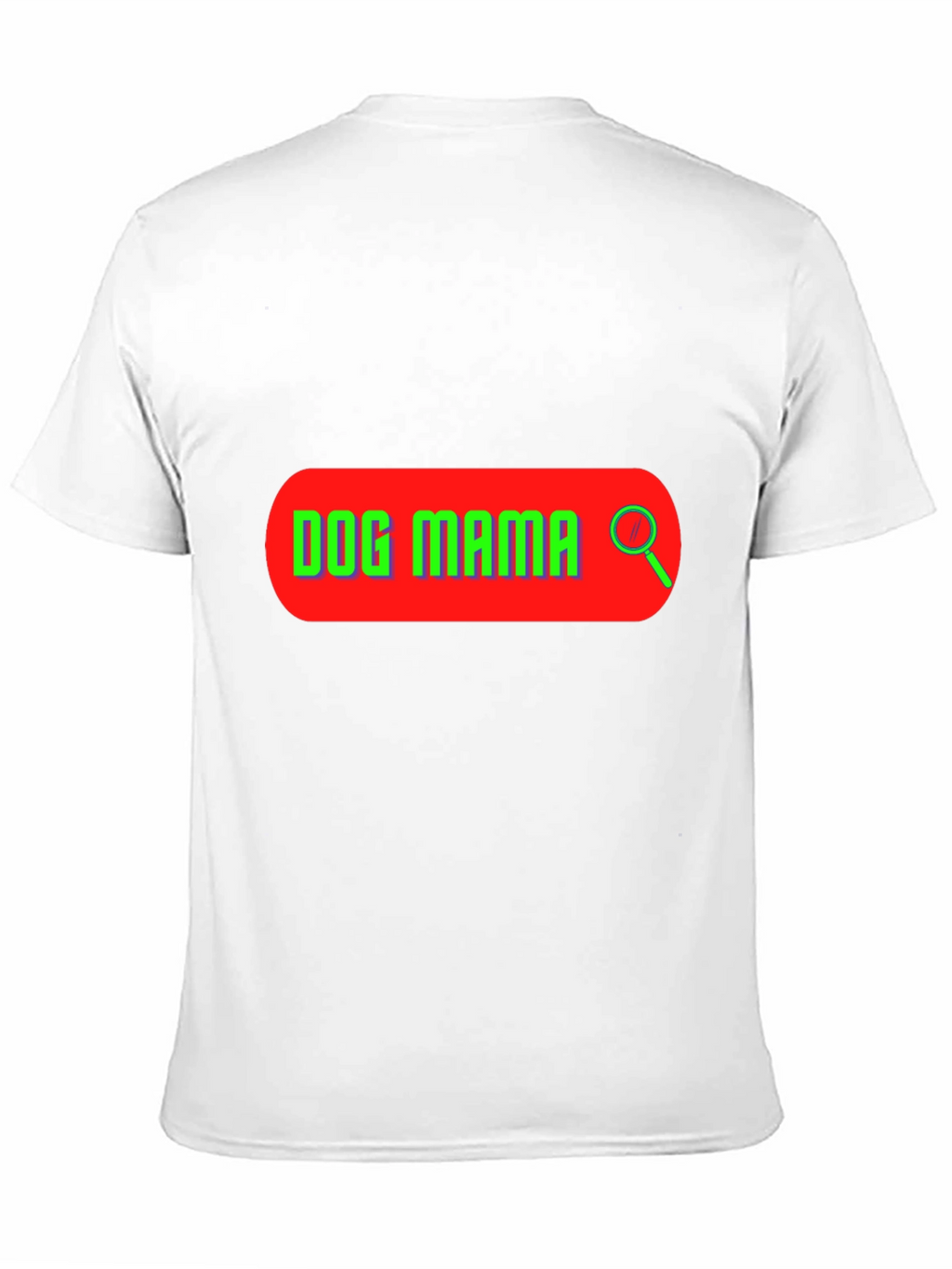 Dog Mama Search Bar T-Shirt - Black Graphic Tee