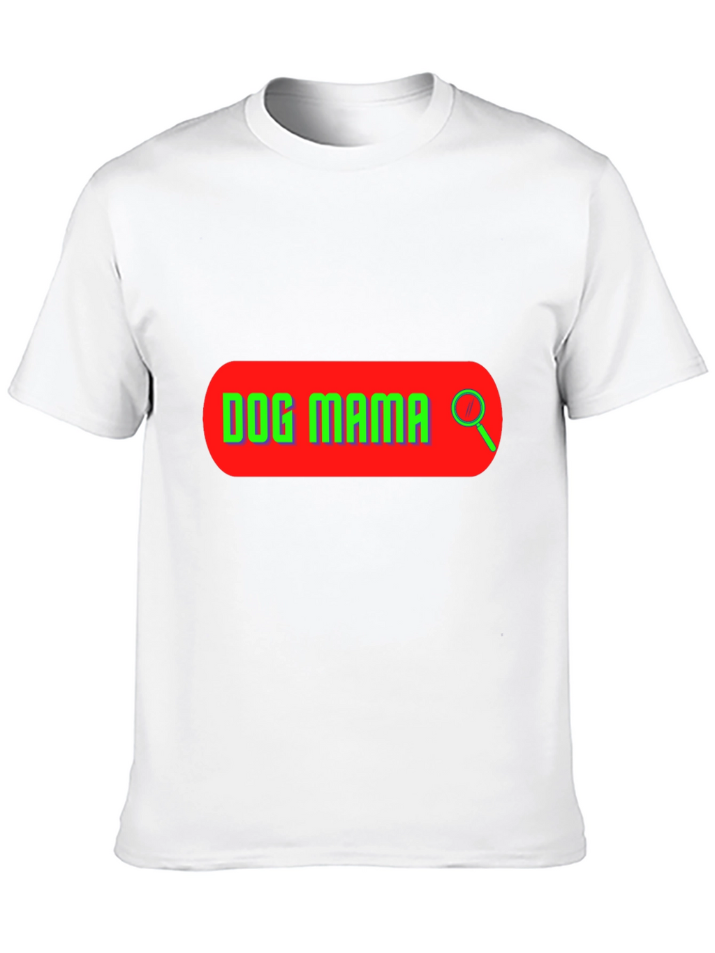 Dog Mama Search Bar T-Shirt - Black Graphic Tee