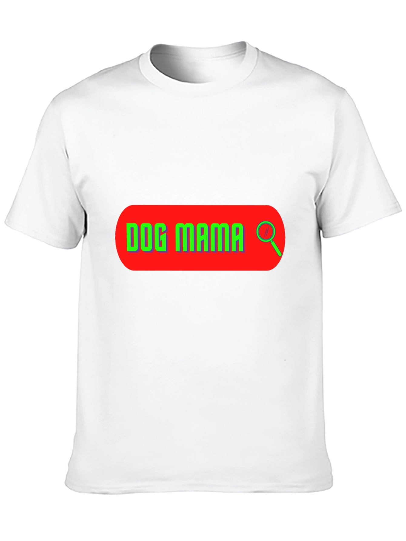 Dog Mama Search Bar T-Shirt - Black Graphic Tee