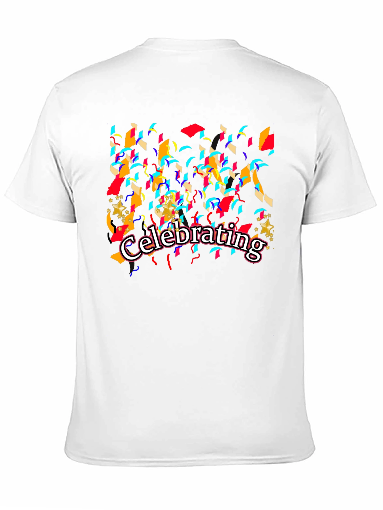 Celebrating Graphic T-Shirt - Black Cotton Tee