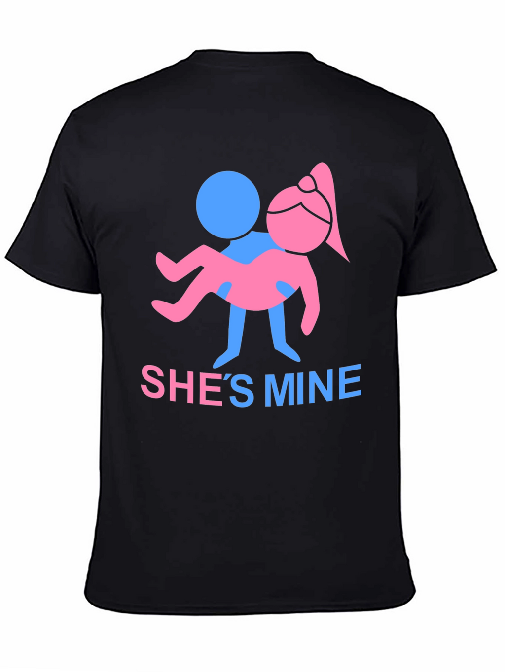 Shes Mine Graphic Tee - Funny Couple T-Shirt