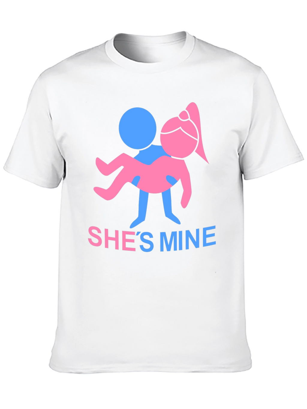 Shes Mine Graphic Tee - Funny Couple T-Shirt