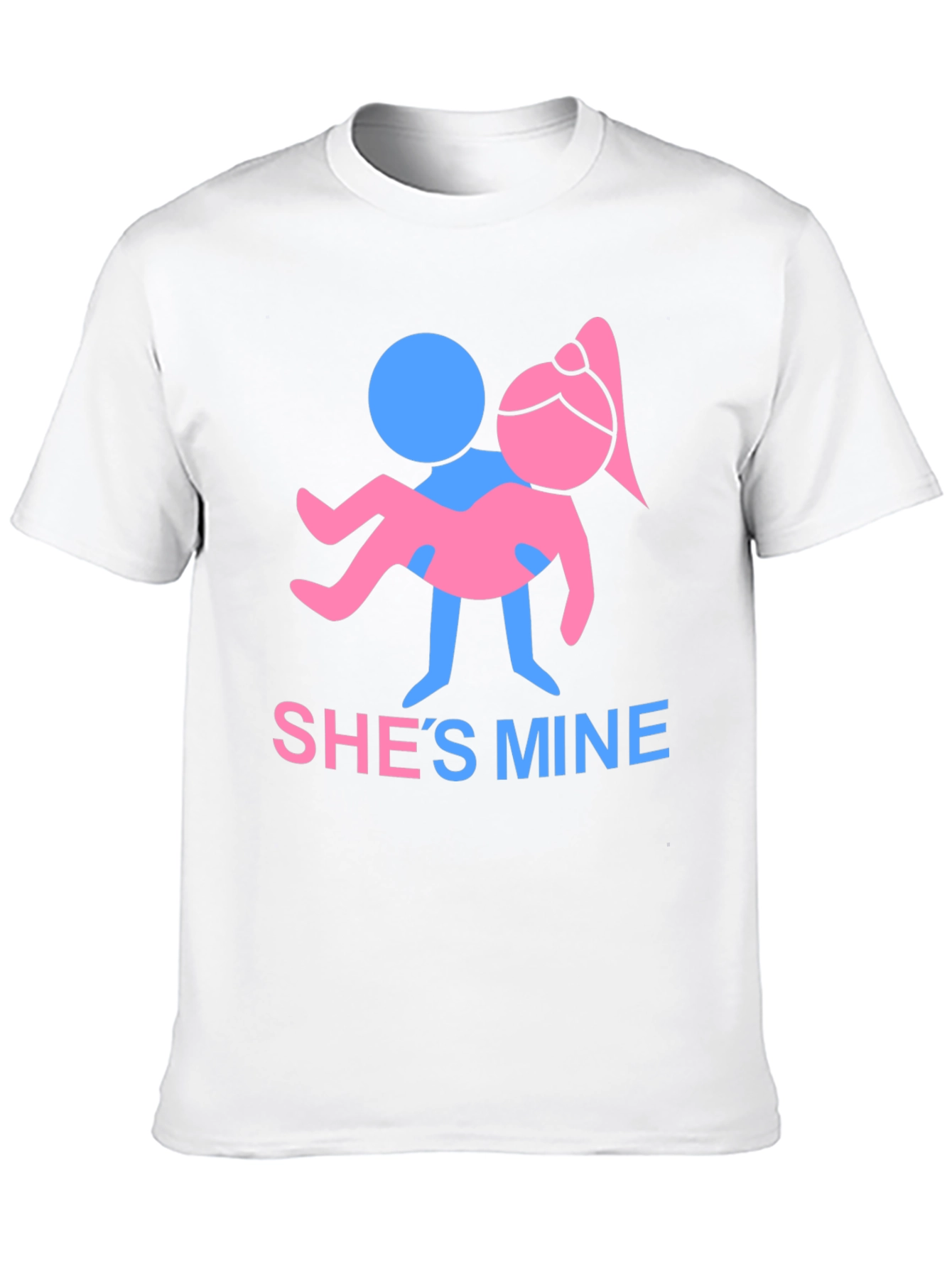 Shes Mine Graphic Tee - Funny Couple T-Shirt