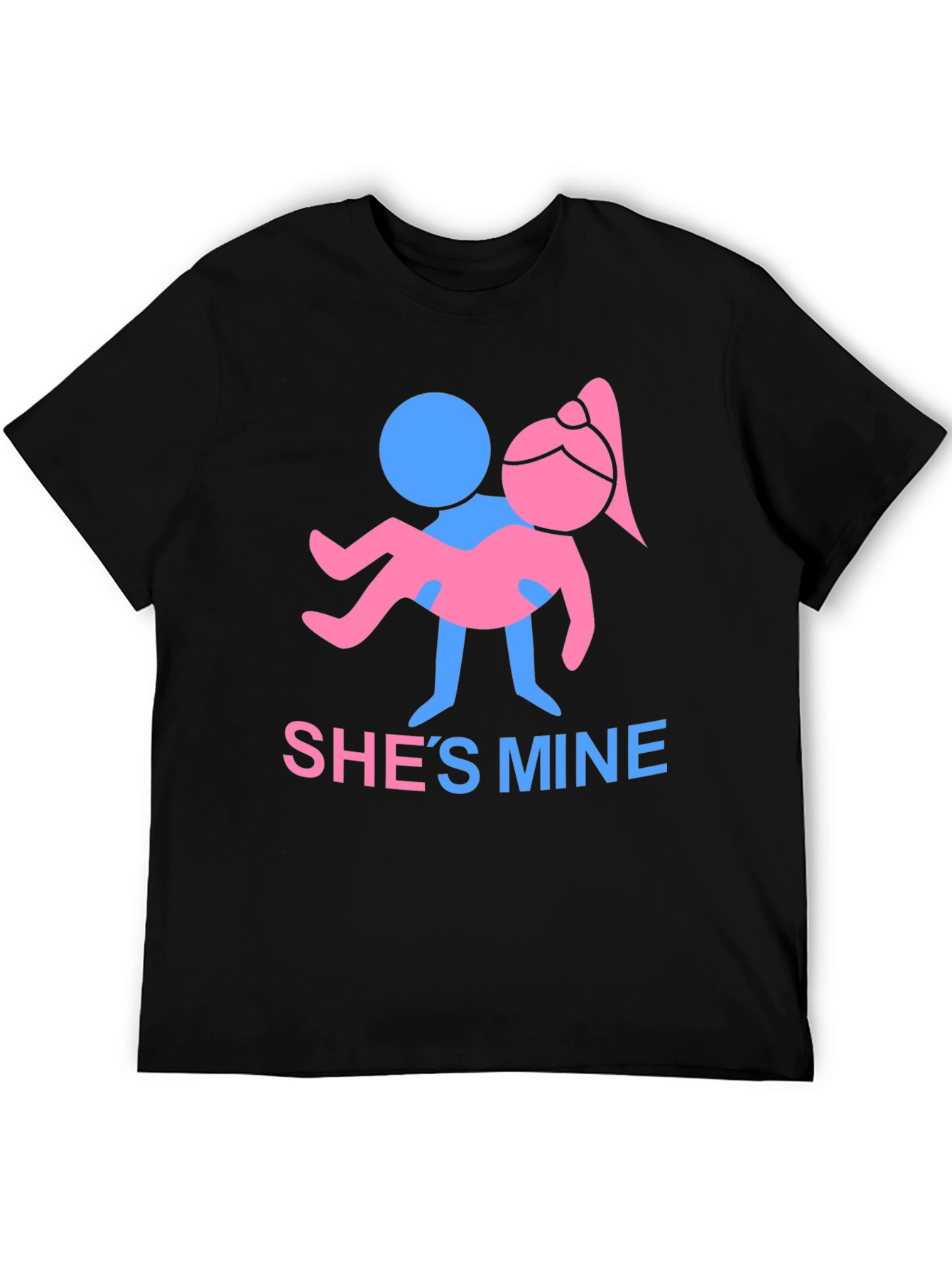 Shes Mine Graphic Tee - Funny Couple T-Shirt
