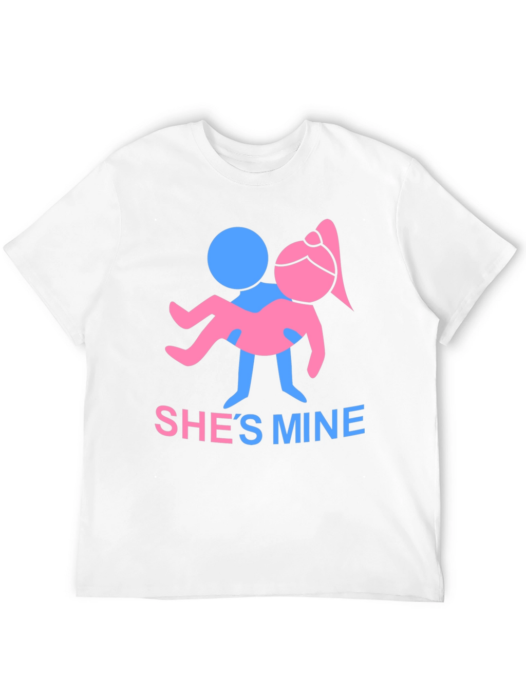 Shes Mine Graphic Tee - Funny Couple T-Shirt