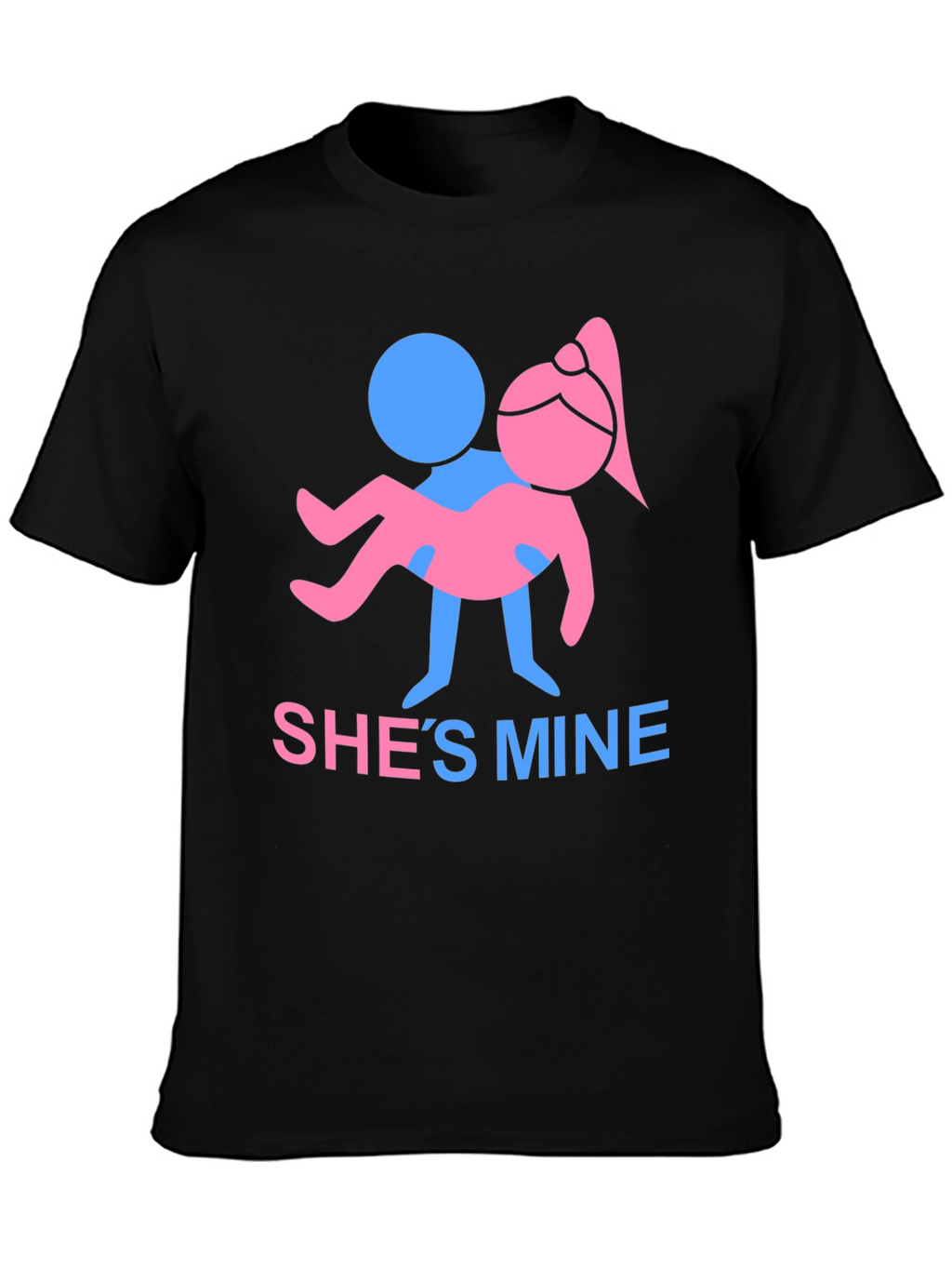 Shes Mine Graphic Tee - Funny Couple T-Shirt