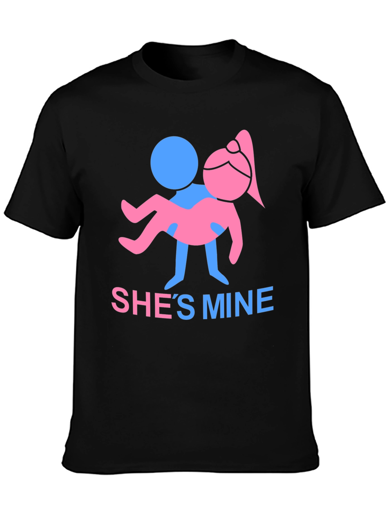 Shes Mine Graphic Tee - Funny Couple T-Shirt