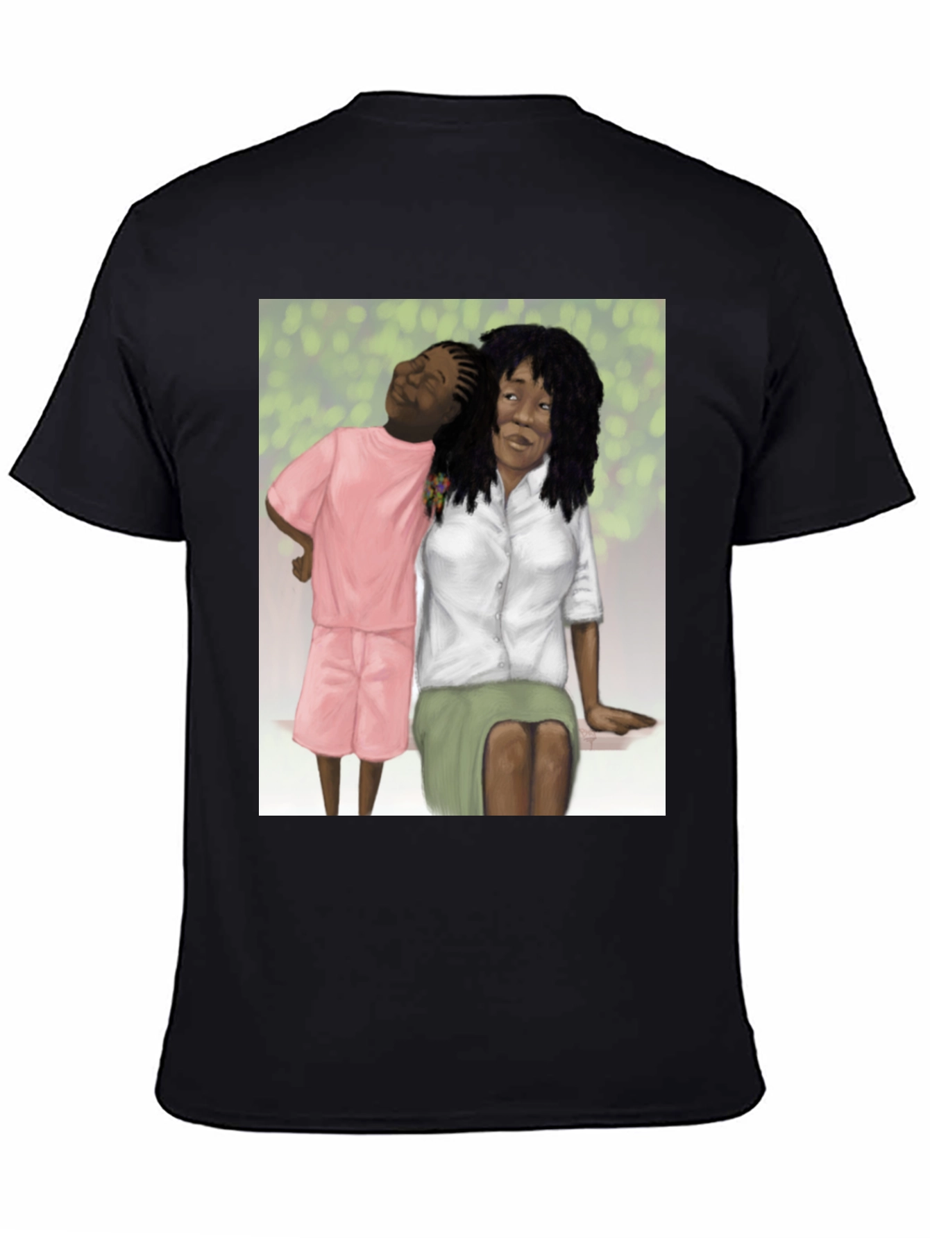 Whimsical Graphic Tee - Mother and Child
