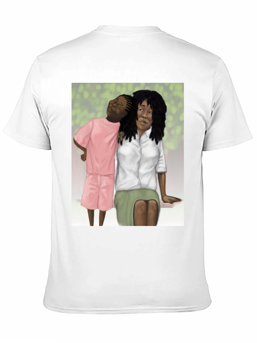 Whimsical Graphic Tee - Mother and Child