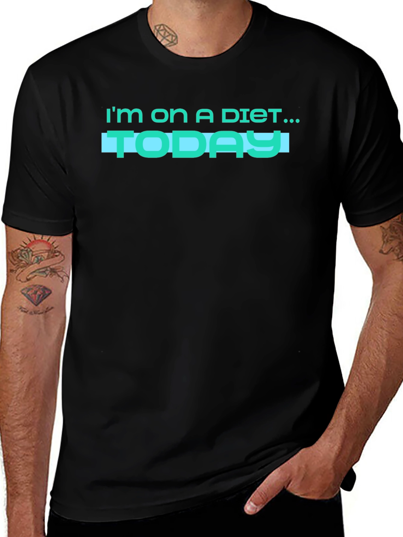 Im on a Diet... Today! Funny Graphic T-Shirt