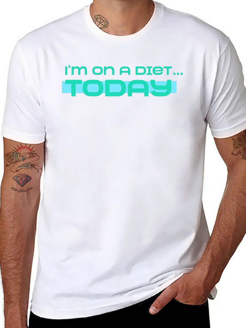 Im on a Diet... Today! Funny Graphic T-Shirt