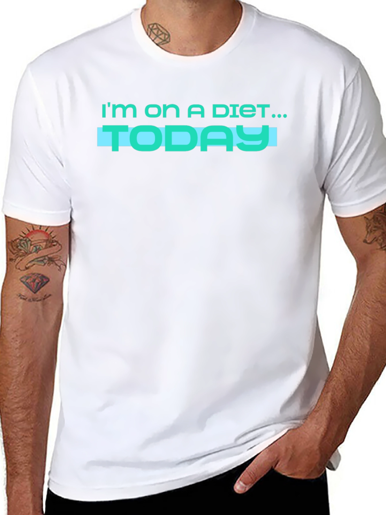 Im on a Diet... Today! Funny Graphic T-Shirt