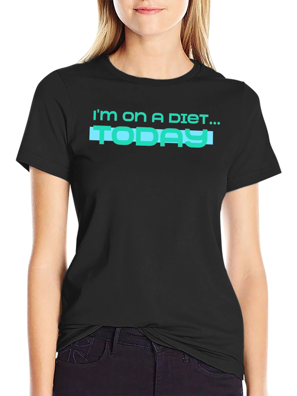 Im on a Diet... Today! Funny Graphic T-Shirt