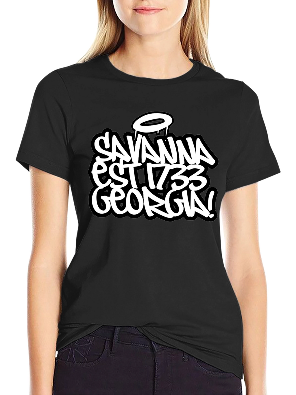 Savannah Georgia Est 1733 Black T-Shirt