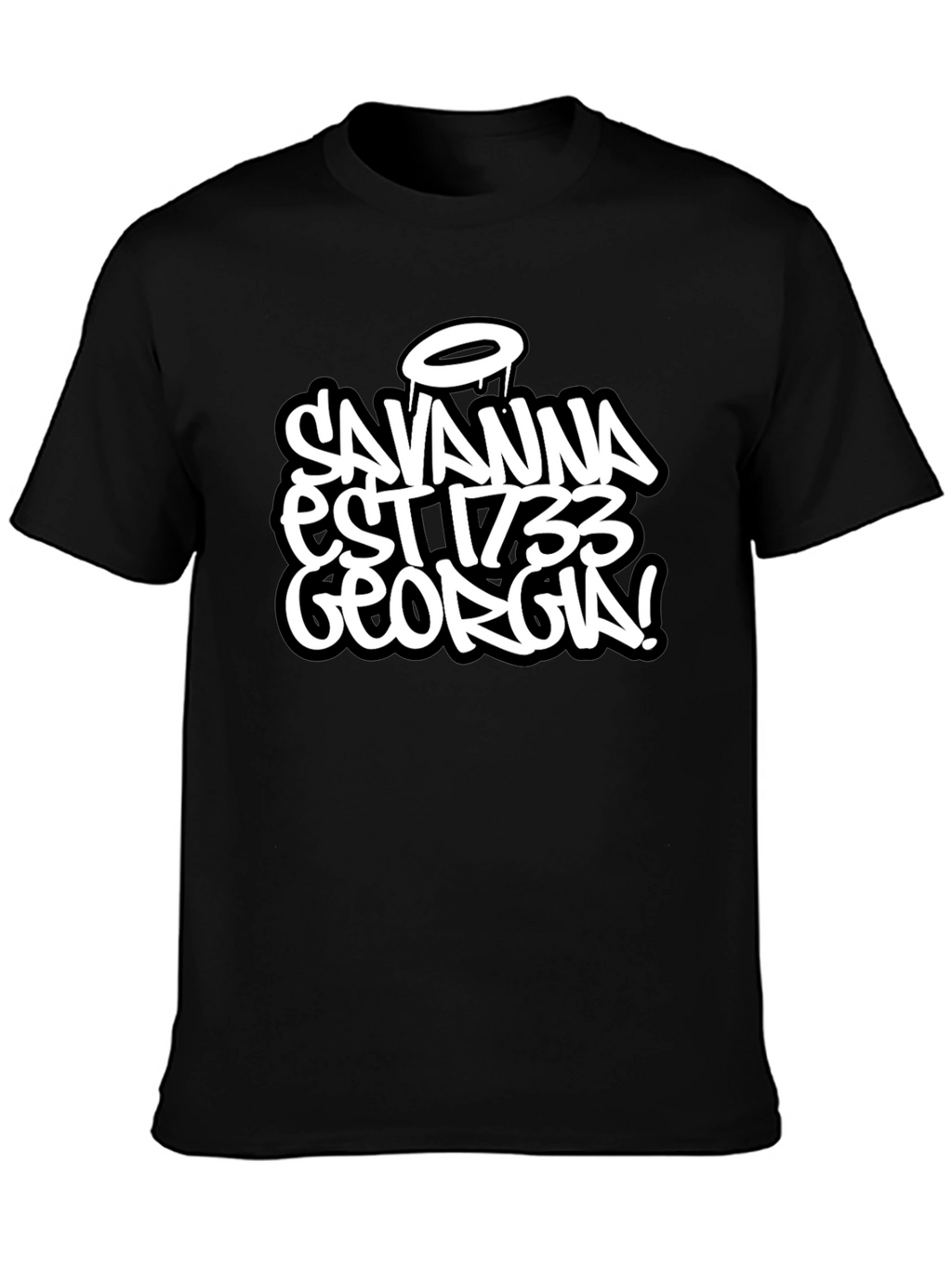 Savannah Georgia Est 1733 Black T-Shirt