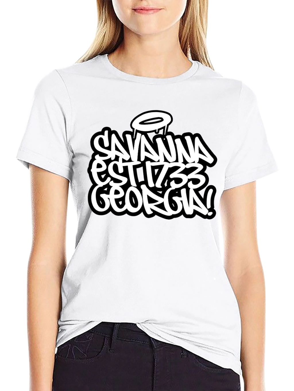 Savannah Georgia Est 1733 Black T-Shirt
