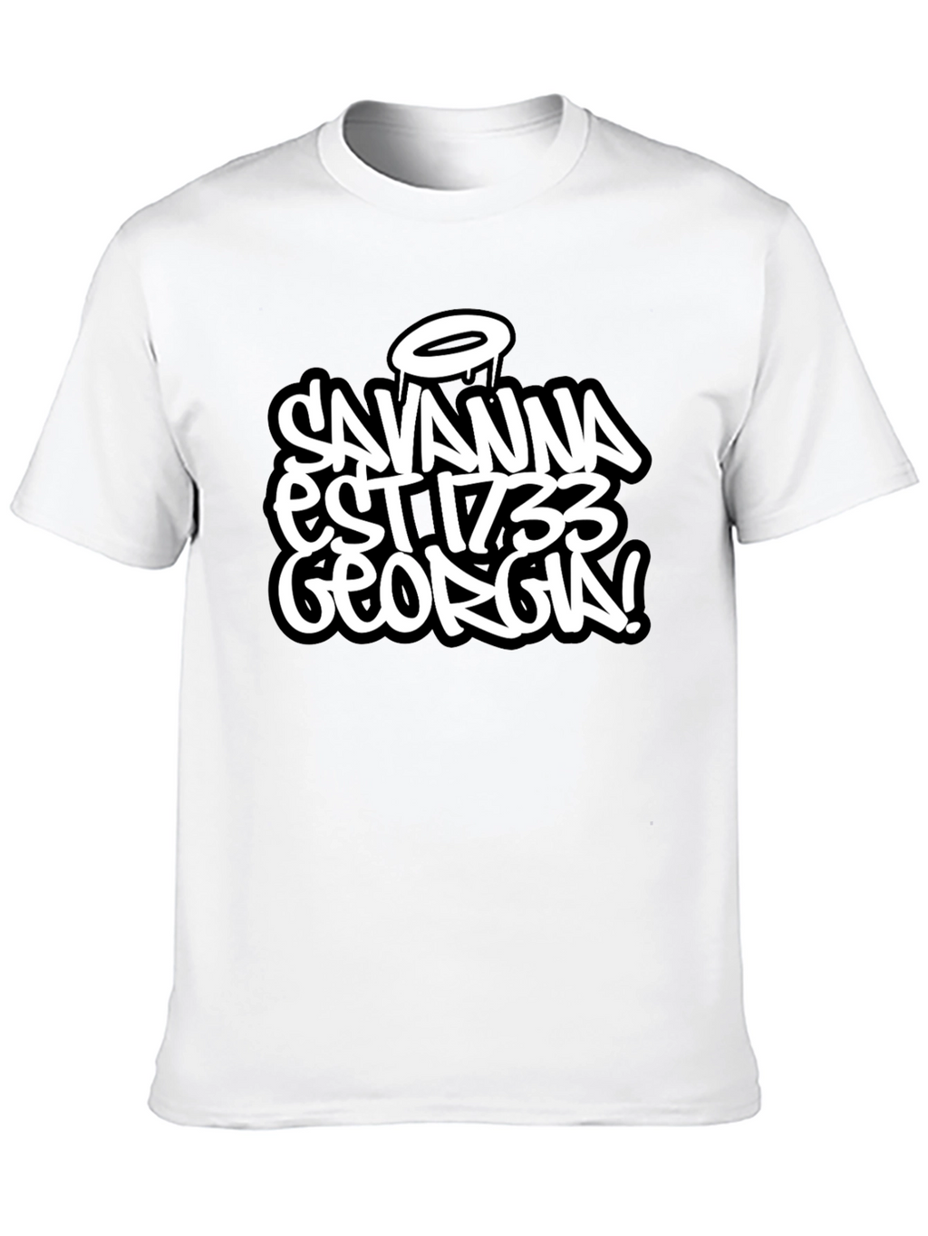 Savannah Georgia Est 1733 Black T-Shirt