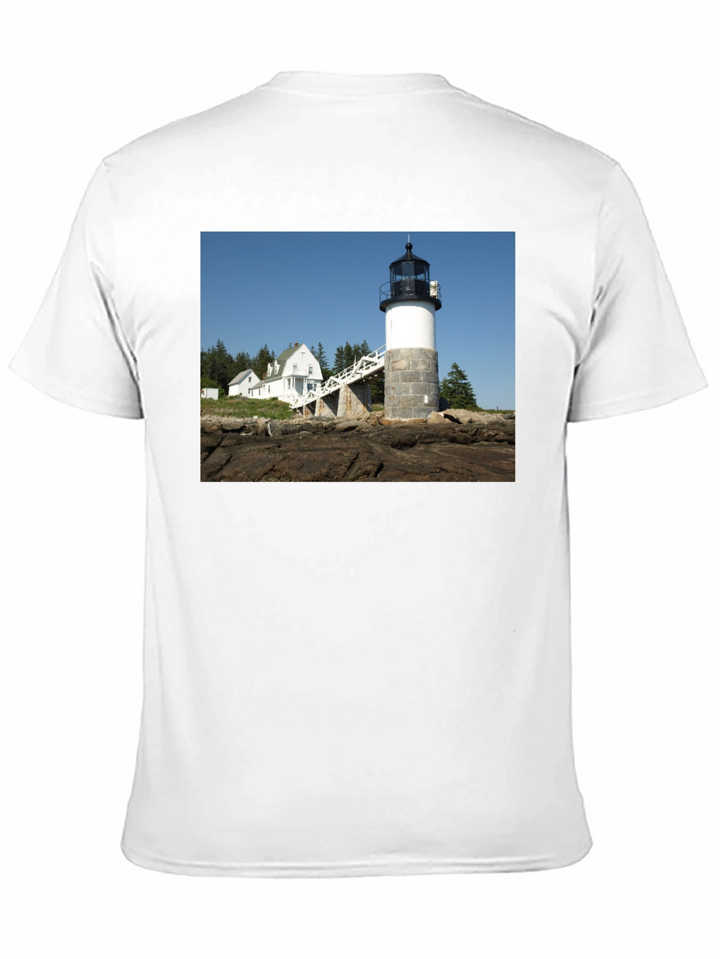 Lighthouse Graphic Tee - Coastal Style