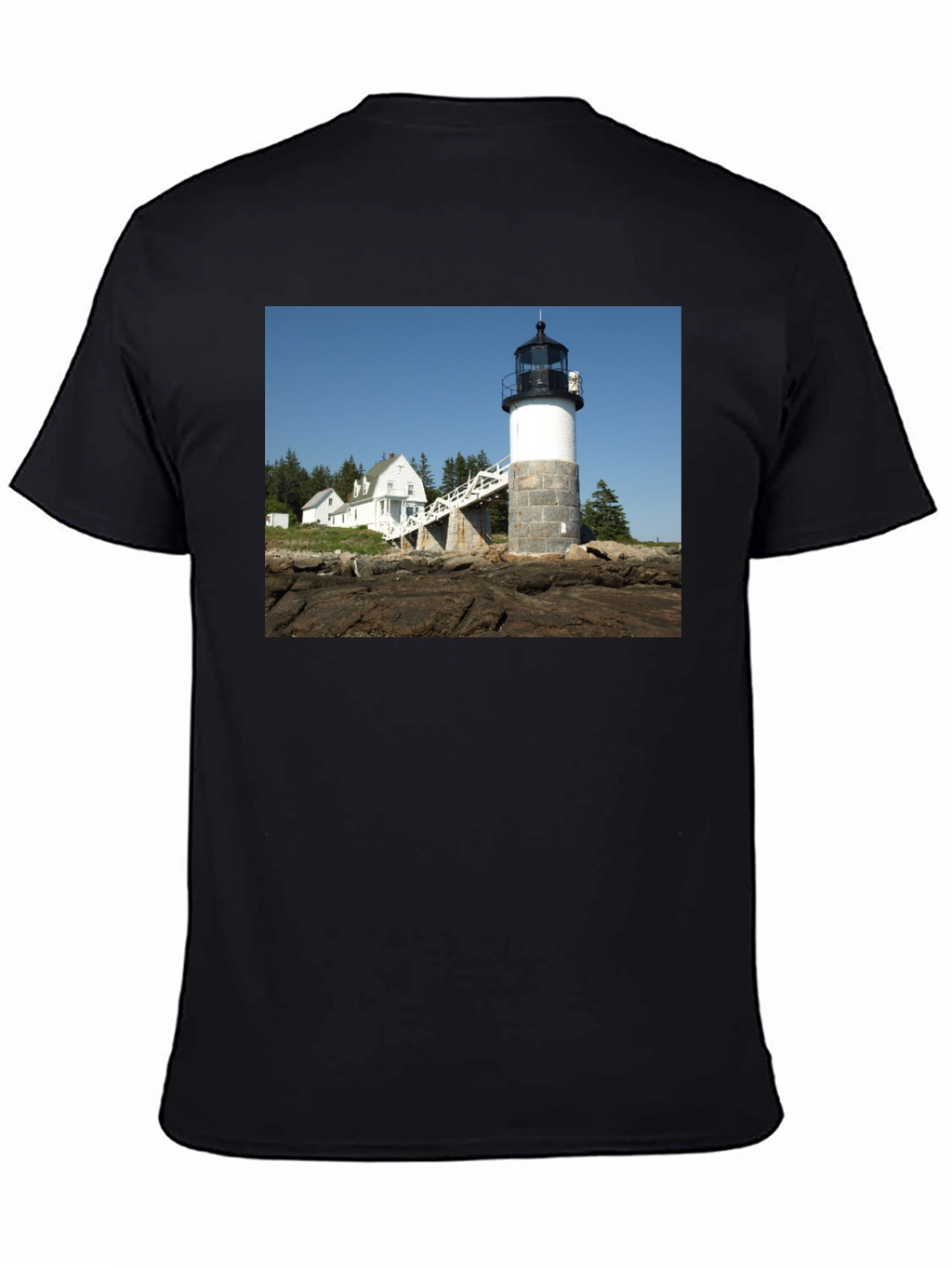 Lighthouse Graphic Tee - Coastal Style