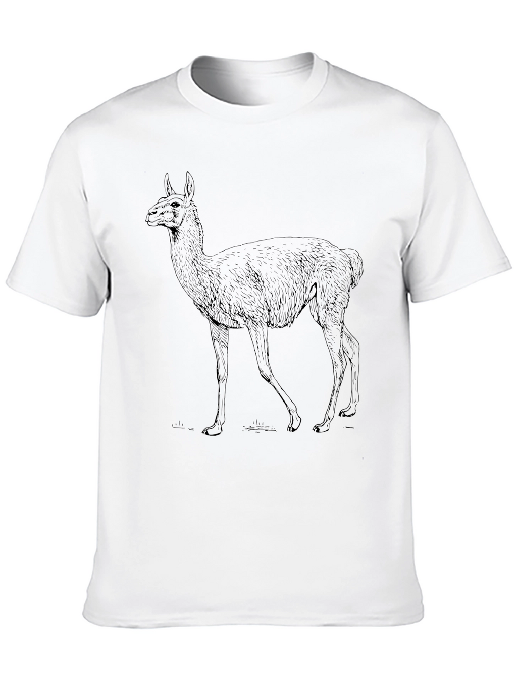 Llama Graphic Tee - Stylish Black T-Shirt