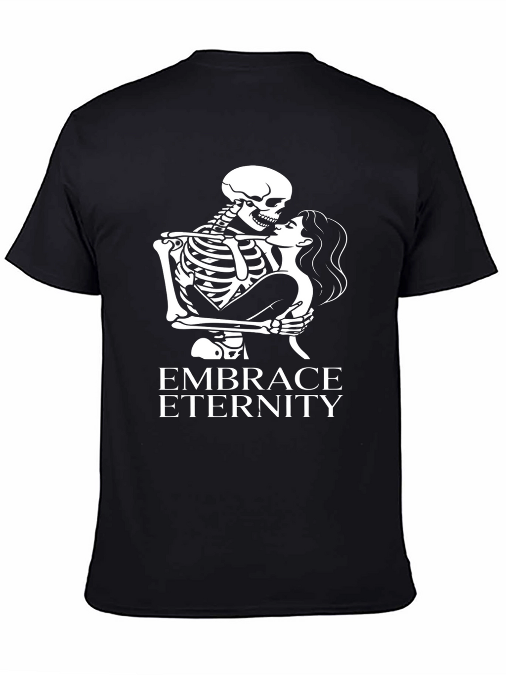 Embrace Eternity Graphic Tee - Skeleton Love