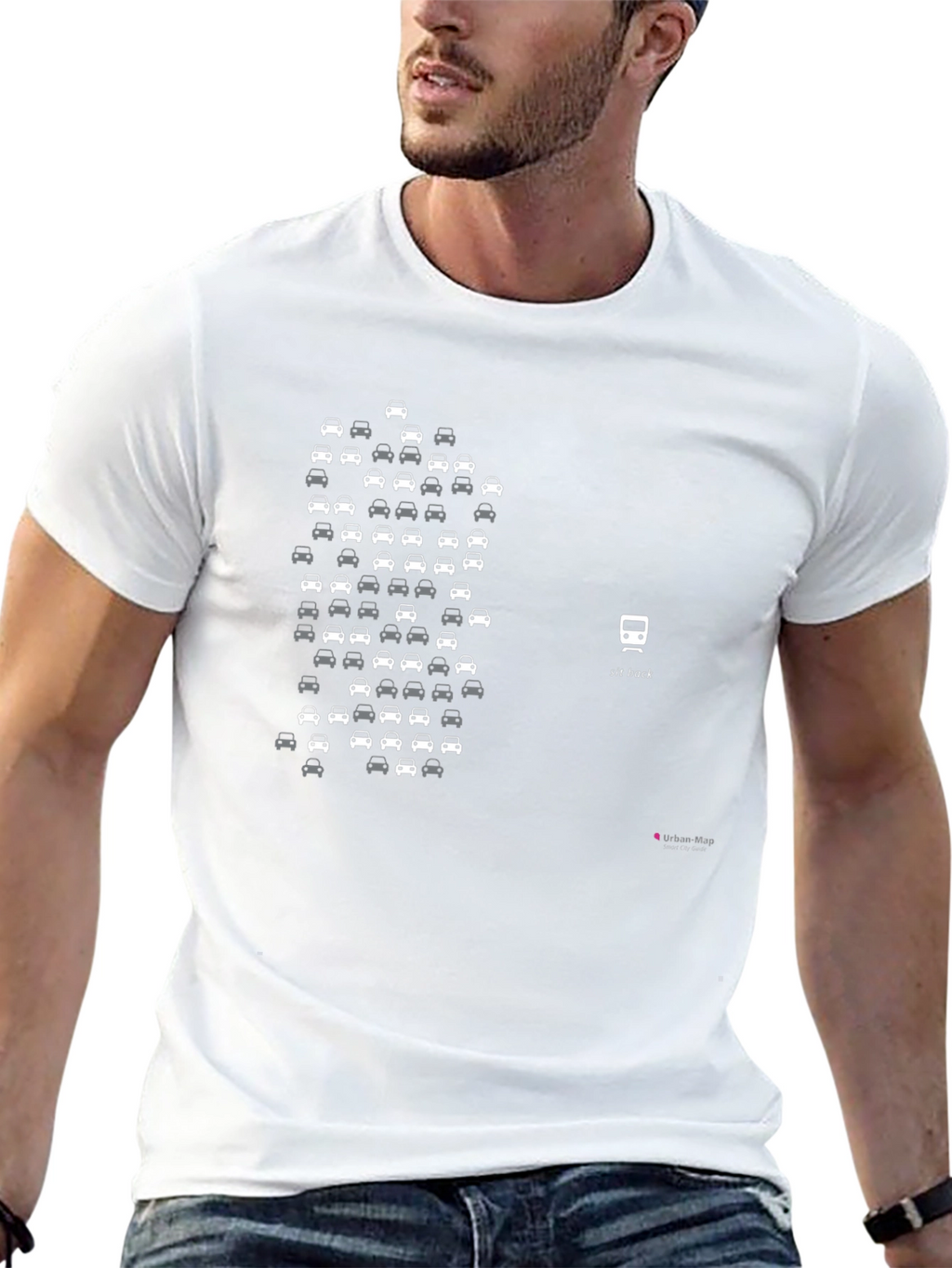 Urban Map Tee: Traffic Jam to Transit