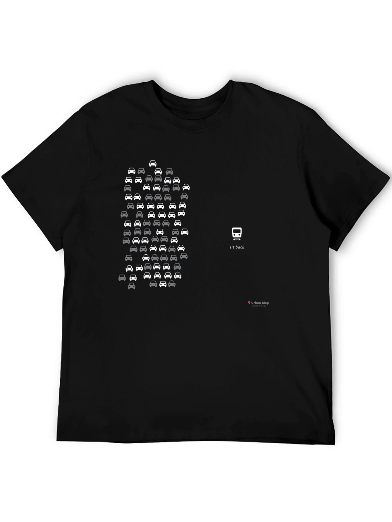 Urban Map Tee: Traffic Jam to Transit
