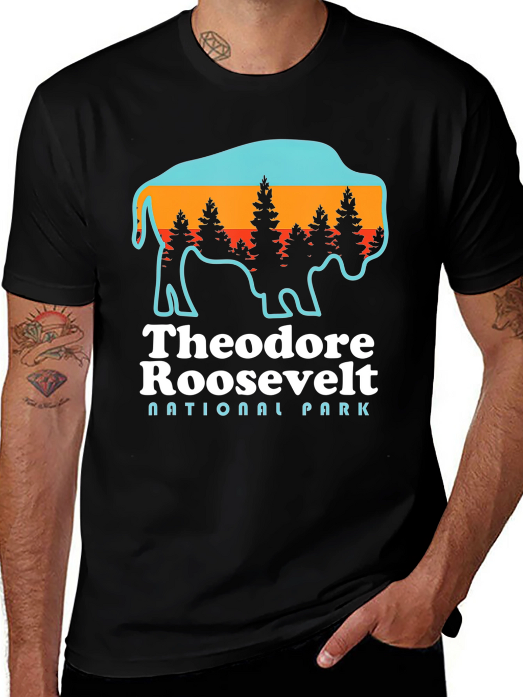 Theodore Roosevelt National Park Bison T-Shirt