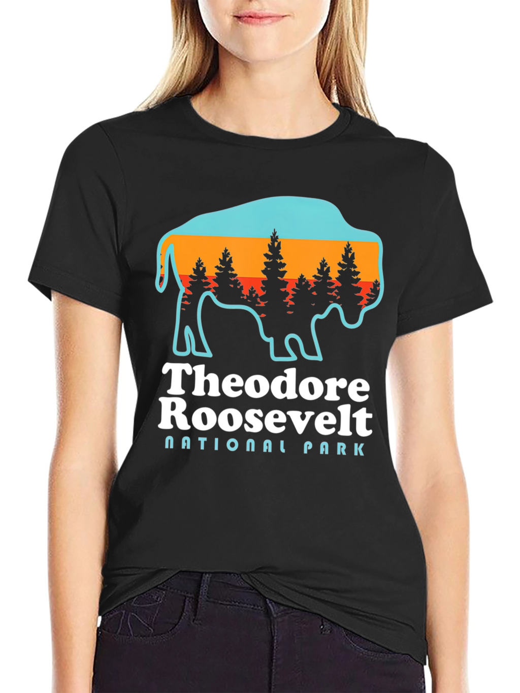 Theodore Roosevelt National Park Bison T-Shirt