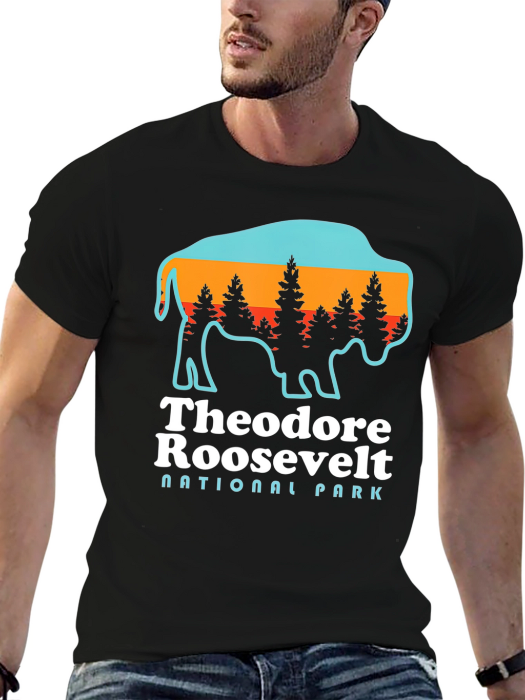 Theodore Roosevelt National Park Bison T-Shirt