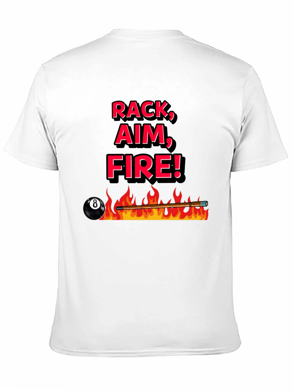 Rack Aim Fire Pool T-Shirt