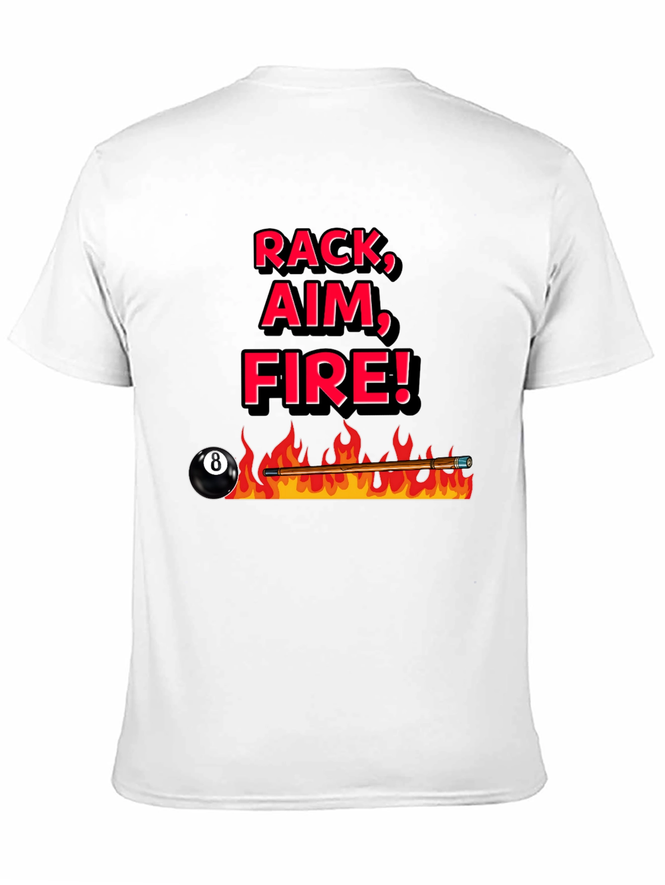 Rack Aim Fire Pool T-Shirt