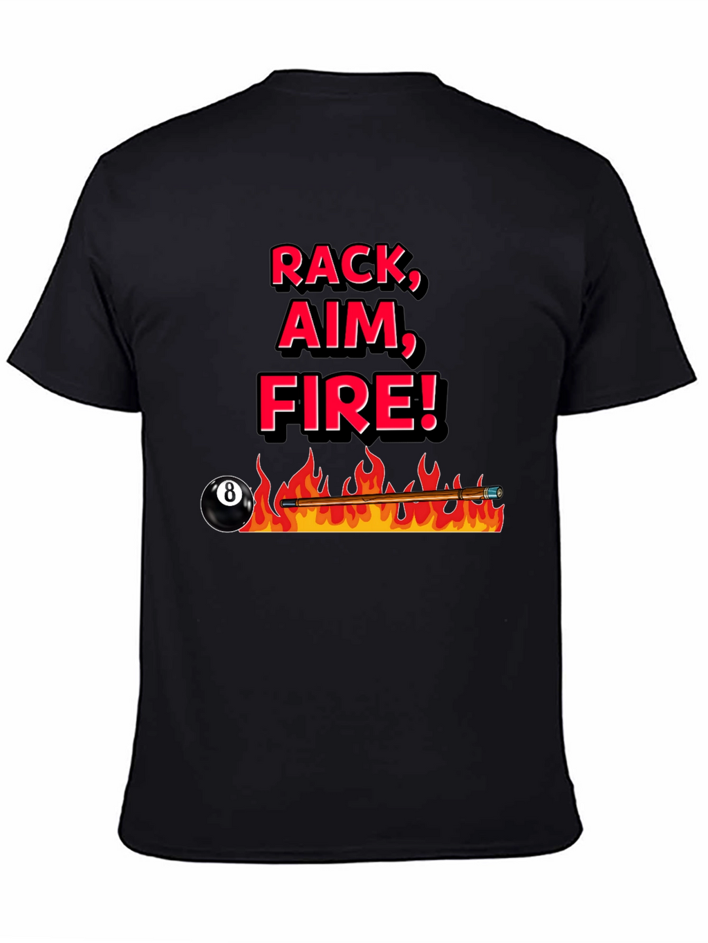 Rack Aim Fire Pool T-Shirt