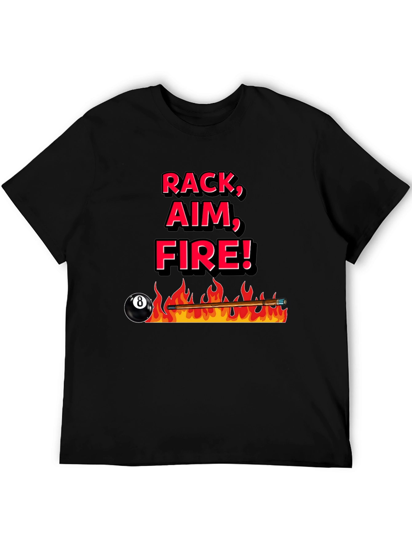 Rack Aim Fire Pool T-Shirt