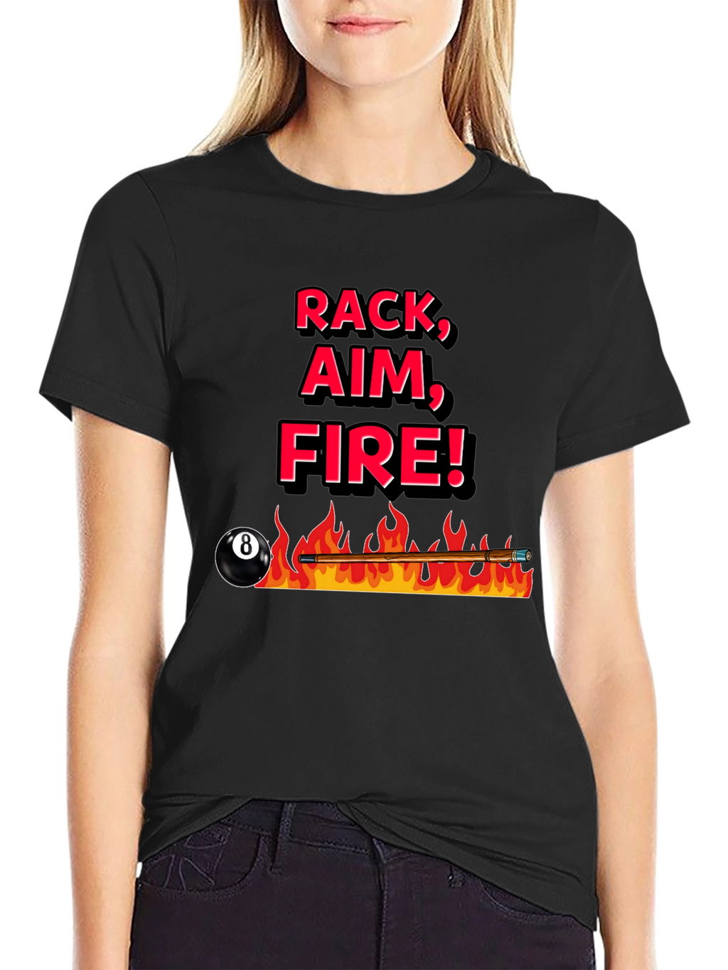 Rack Aim Fire Pool T-Shirt