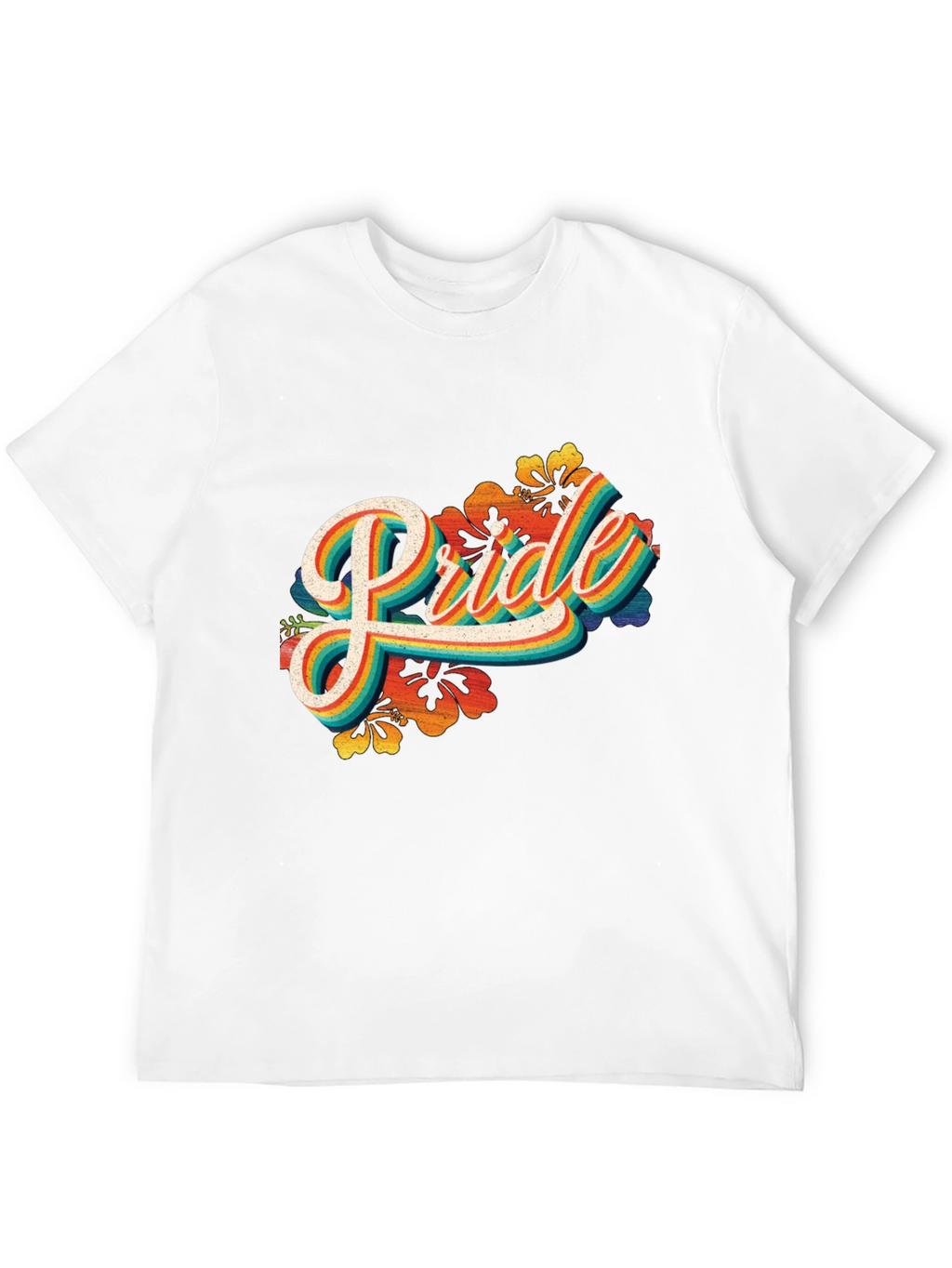 Pride Rainbow Graphic Tee - Retro LGBT Pride T-Shirt