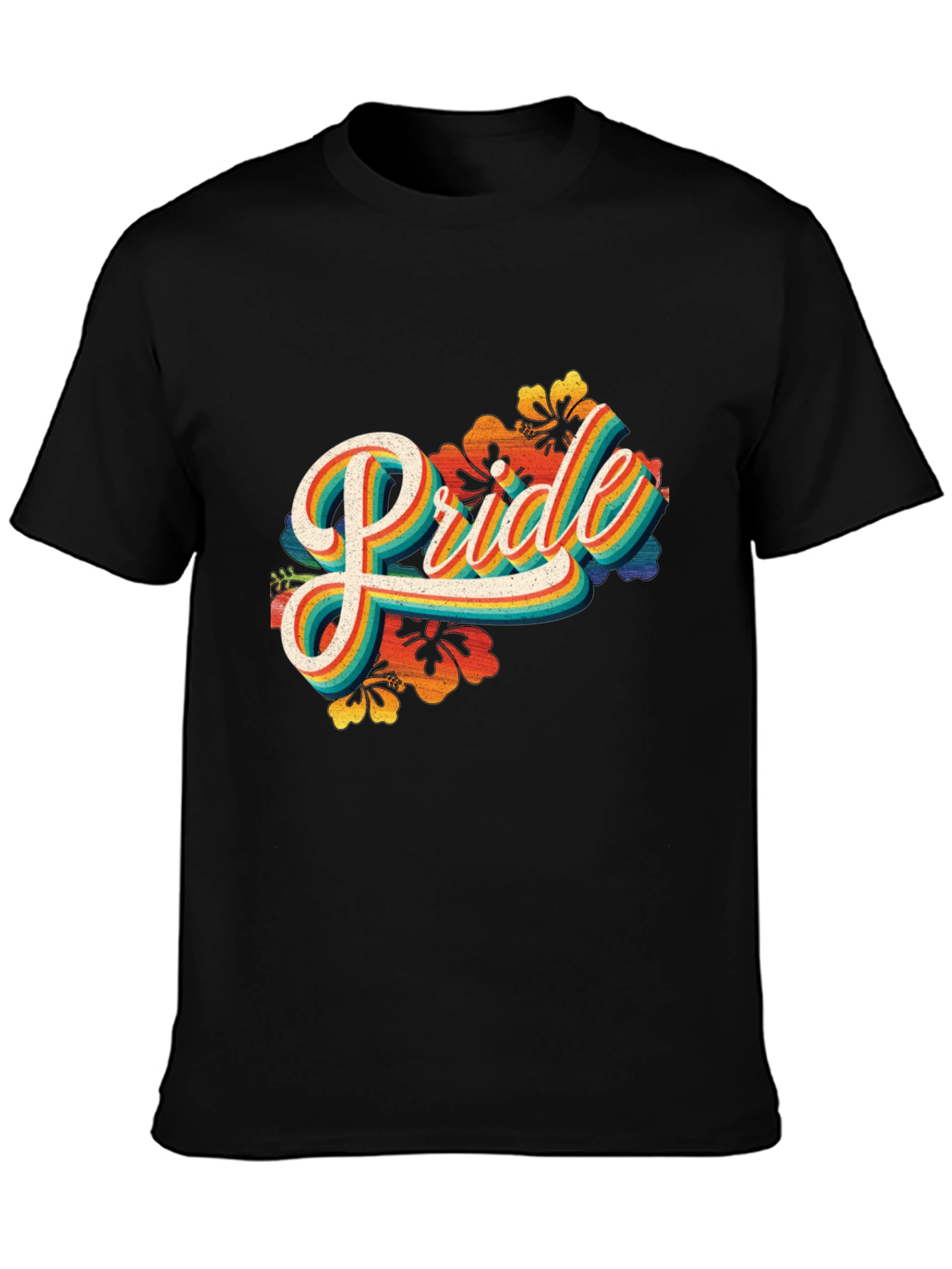 Pride Rainbow Graphic Tee - Retro LGBT Pride T-Shirt