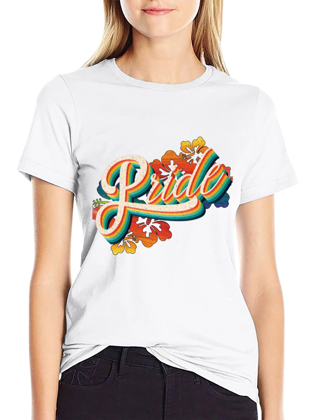 Pride Rainbow Graphic Tee - Retro LGBT Pride T-Shirt