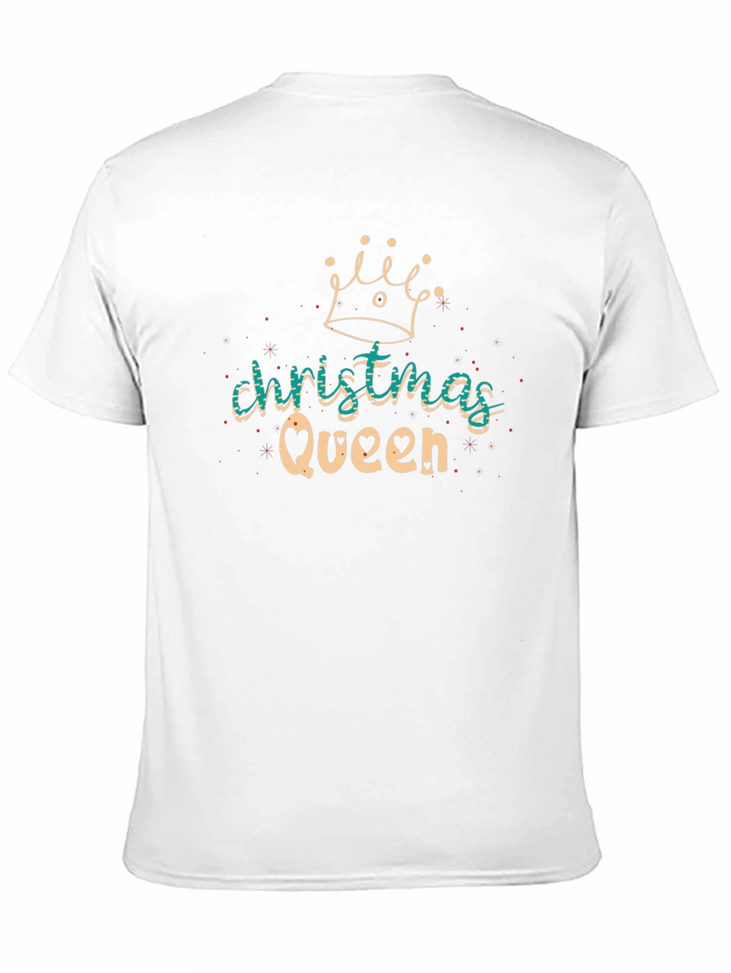 Christmas Queen Black T-Shirt
