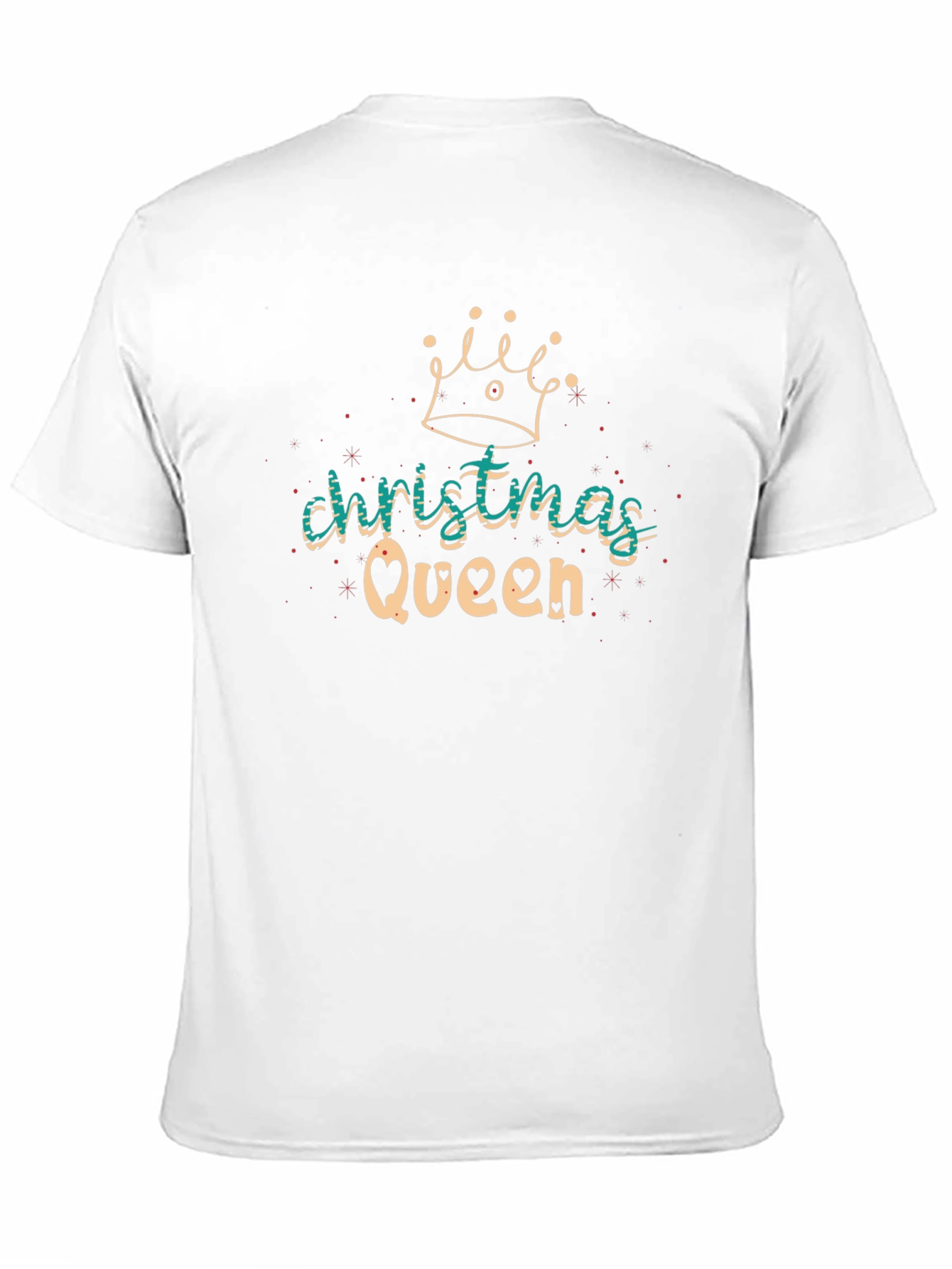 Christmas Queen Black T-Shirt