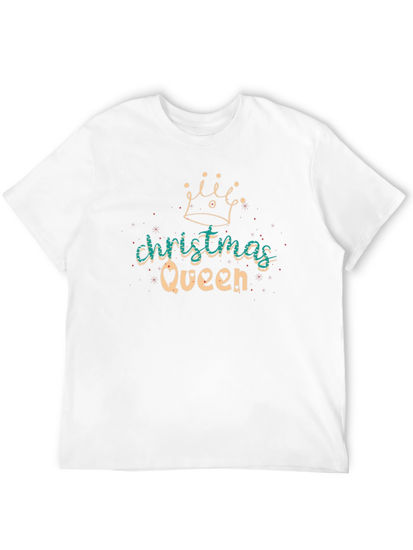 Christmas Queen Black T-Shirt