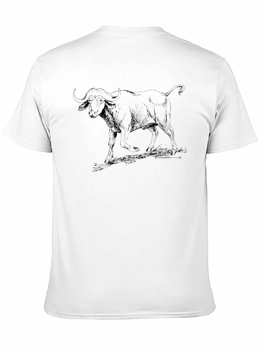 Buffalo Graphic Print Black T-Shirt