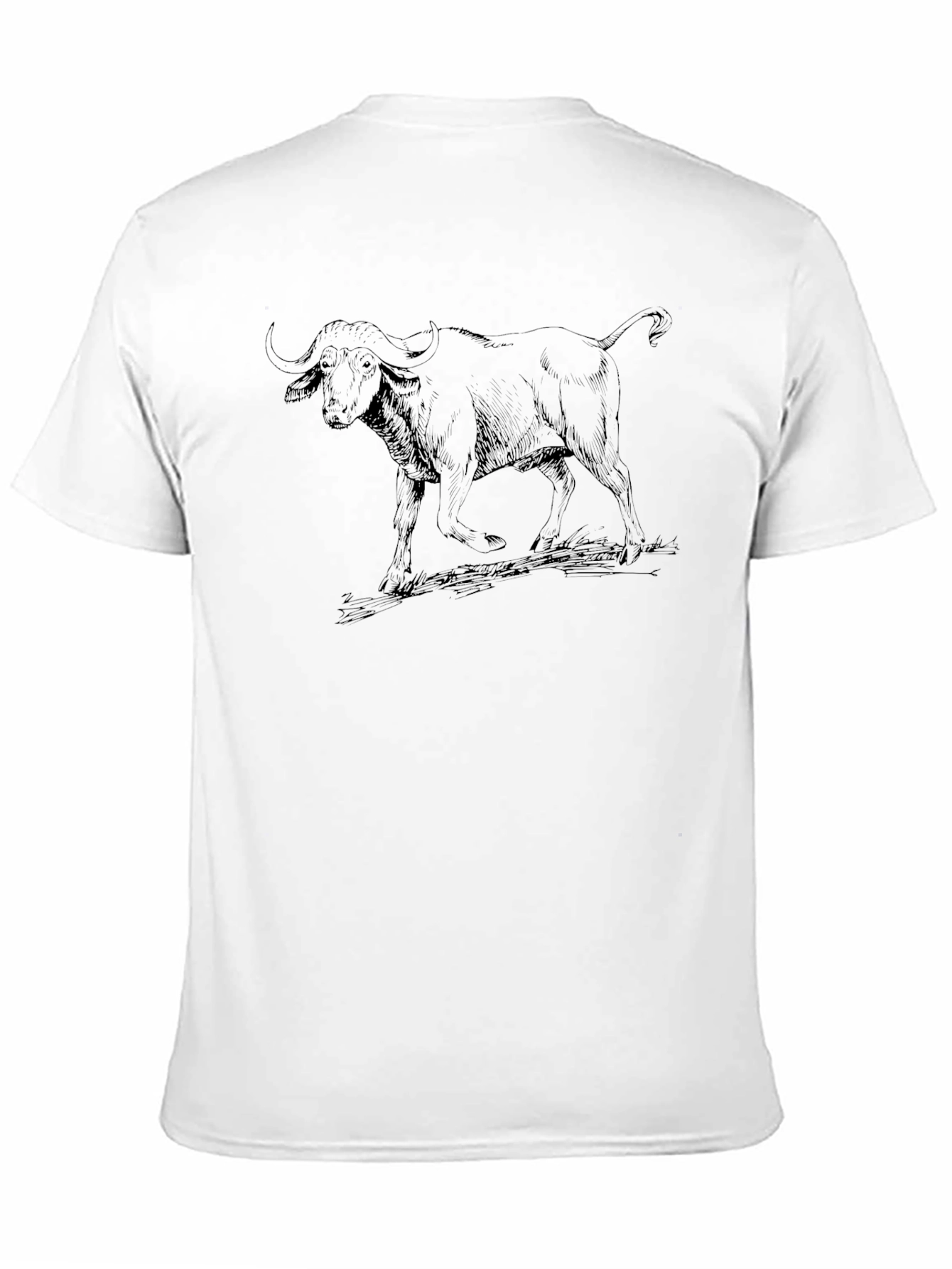 Buffalo Graphic Print Black T-Shirt