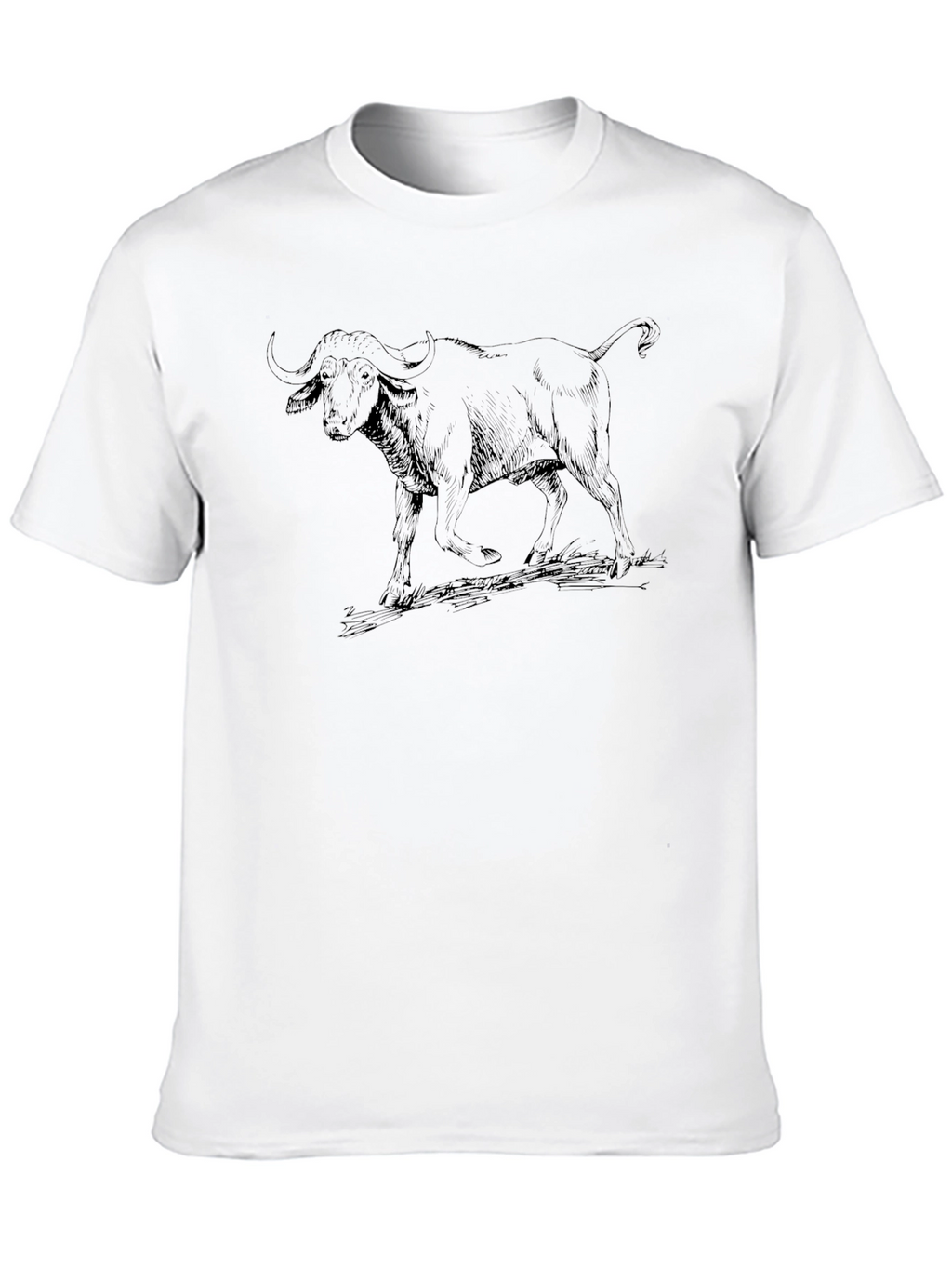 Buffalo Graphic Print Black T-Shirt
