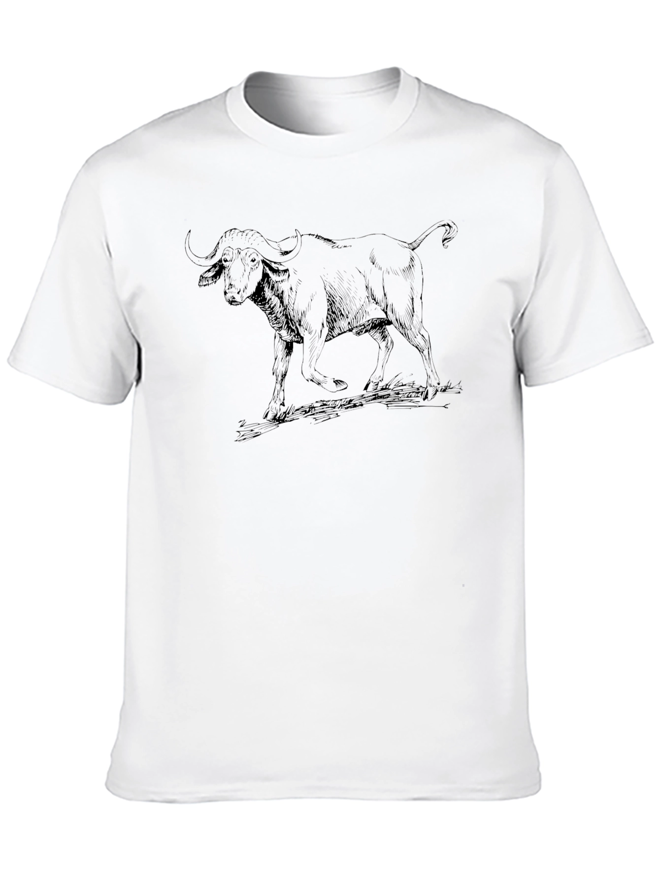 Buffalo Graphic Print Black T-Shirt