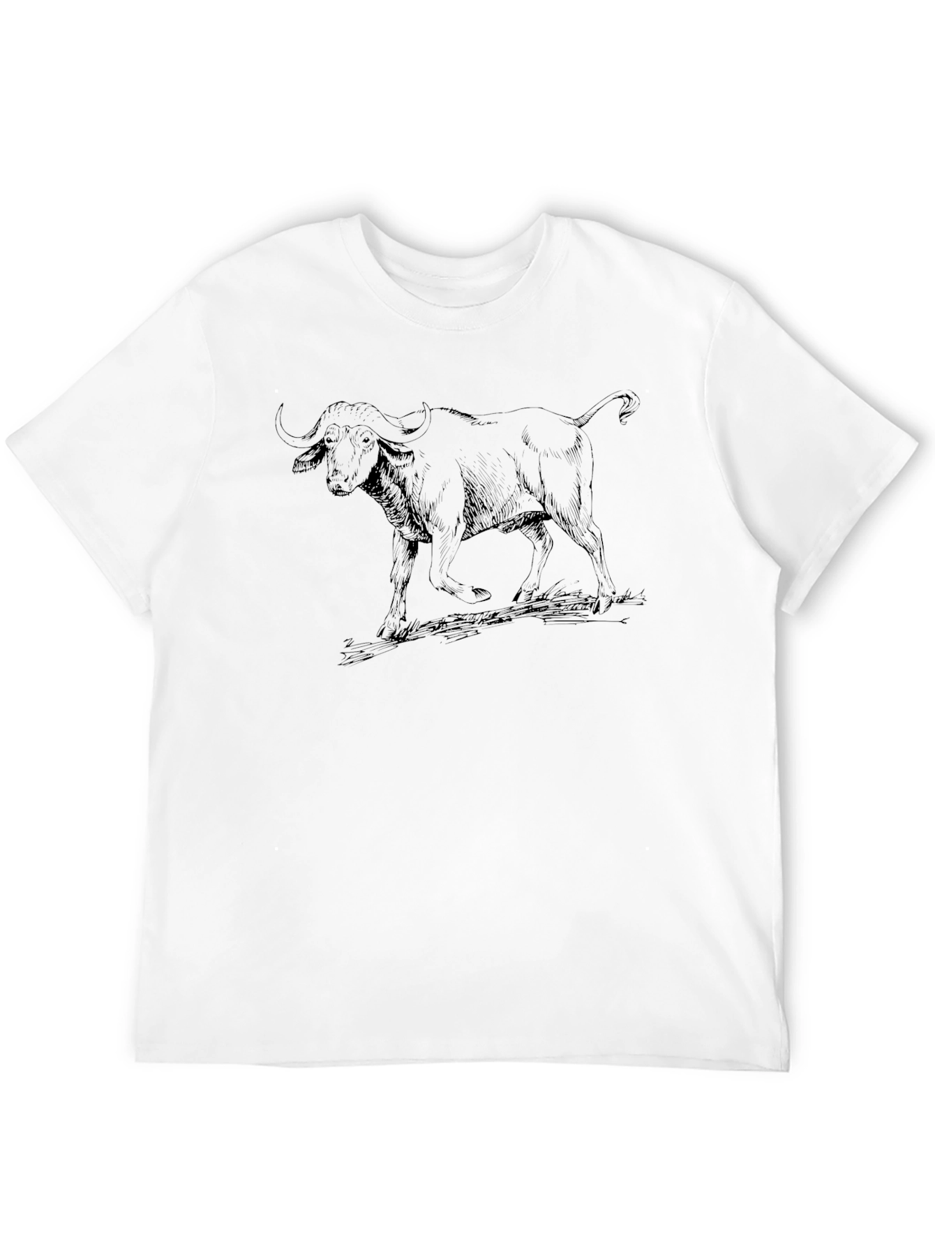 Buffalo Graphic Print Black T-Shirt