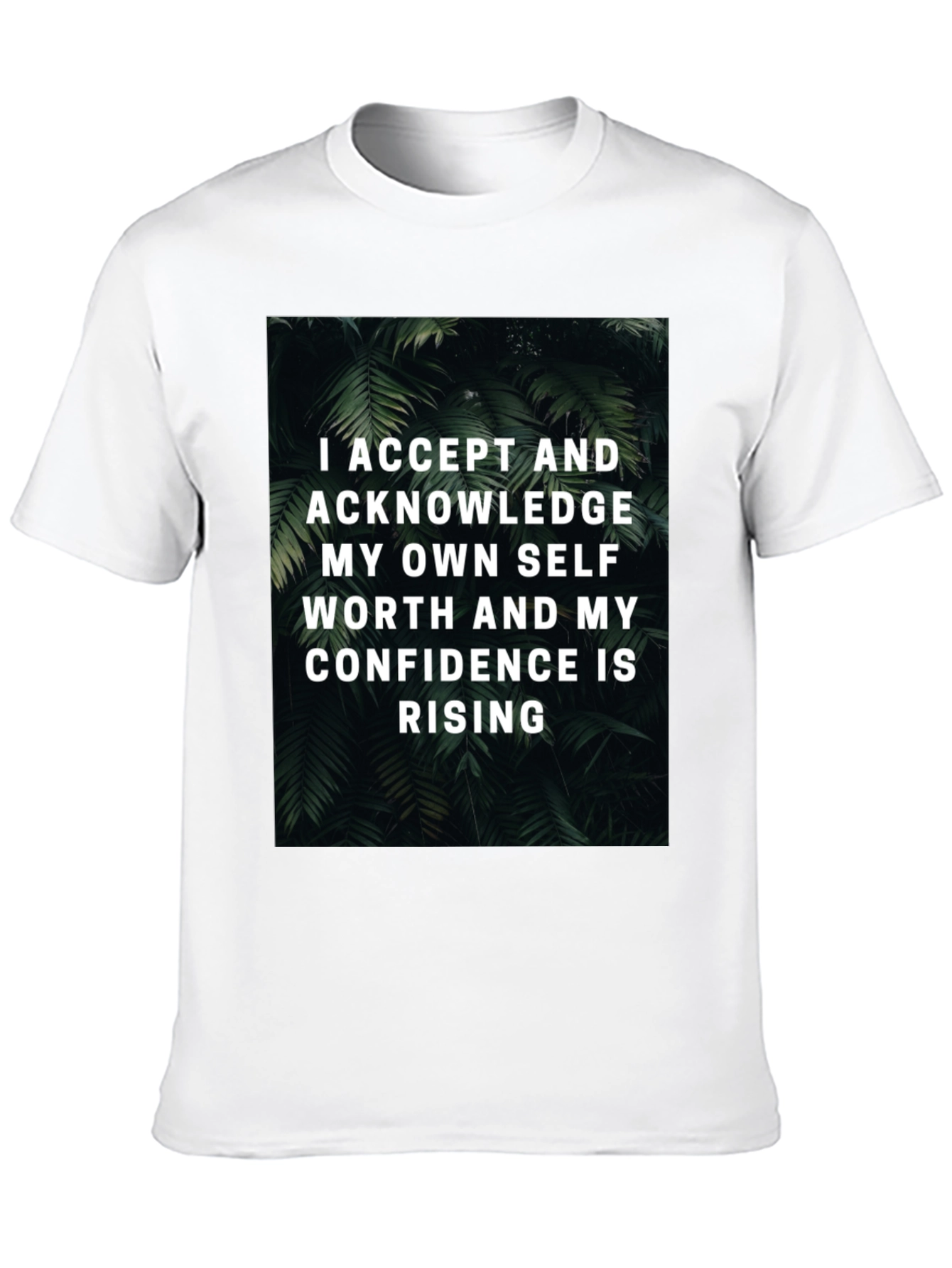 Self-Worth Rising Graphic Tee - Black