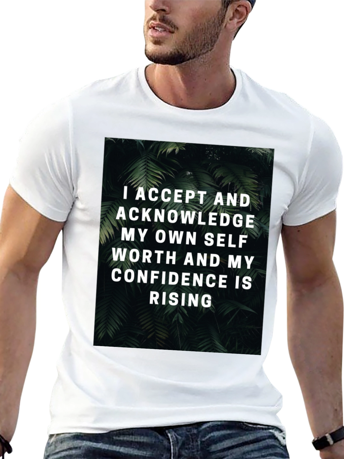 Self-Worth Rising Graphic Tee - Black