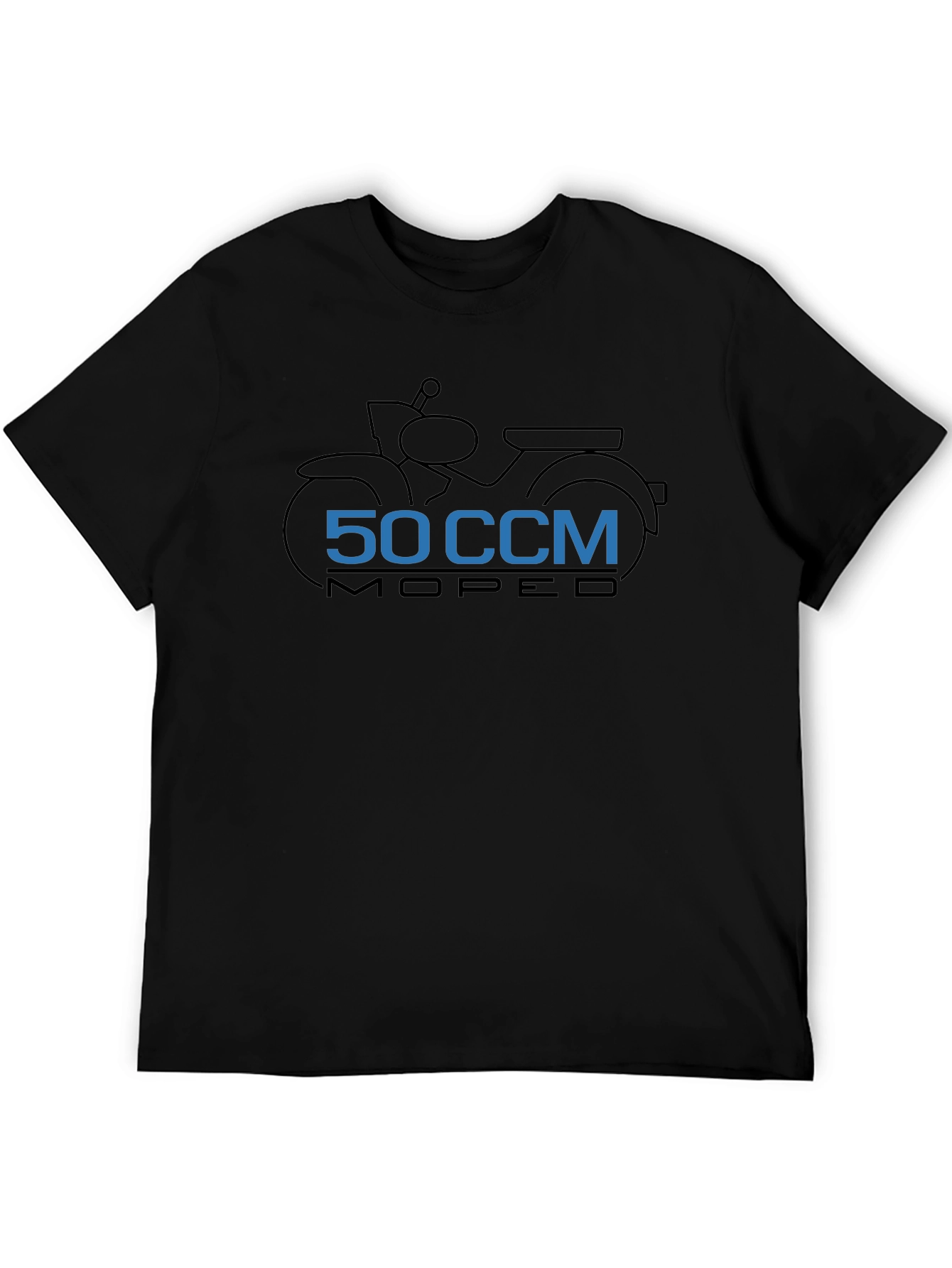 50 CCM Moped Graphic Tee - Black
