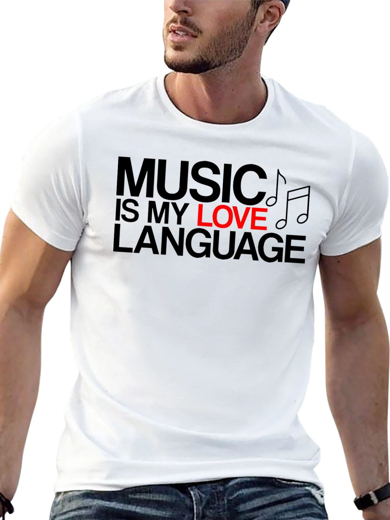 Music is My Love Language Graphic T-Shirt